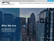 Tablet Screenshot of grouseridgecapital.com